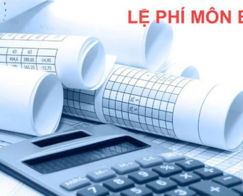 5 điểm mới về lệ phí môn bài