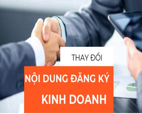 Dịch vụ thay đổi nội dung đăng ký doanh nghiệp