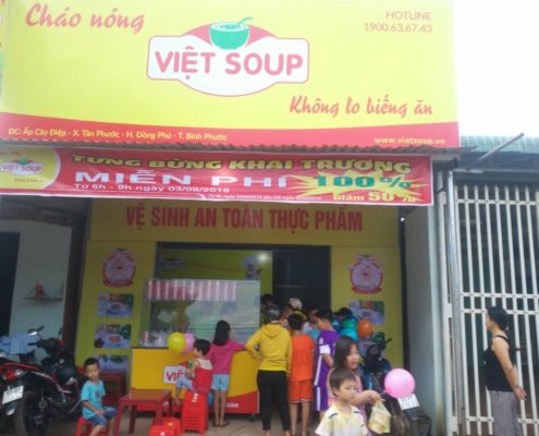 Quy trình mở cửa hàng cháo dinh dưỡng