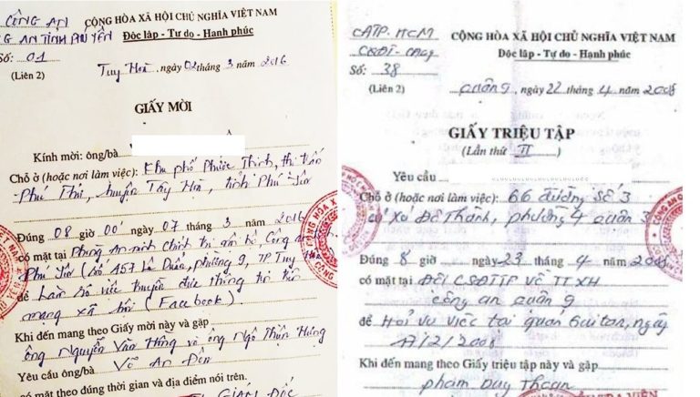 Giấy mời và giấy triệu tập khác nhau như thế nào?