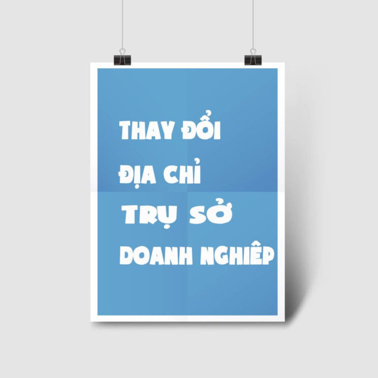 Dịch vụ thay đổi địa chỉ công ty giá rẻ nhanh nhất tại Hà Nội